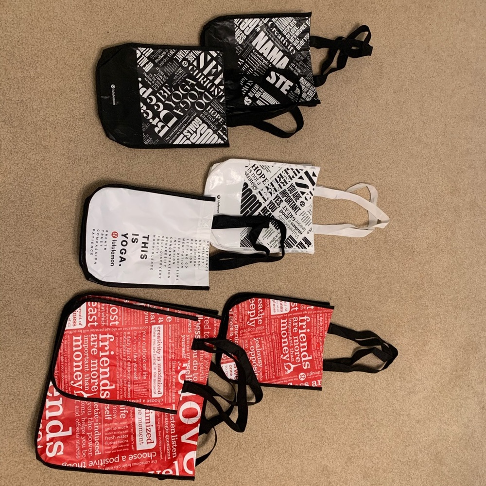 7 lululemon bags